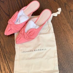 Loeffler Randall kitten heel slides